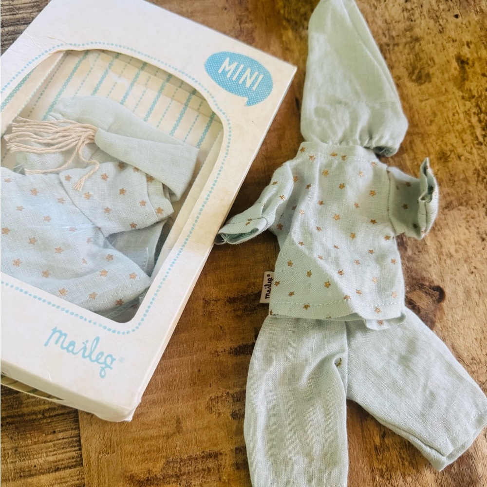 Maileg Mini Blue Pajama Outfit